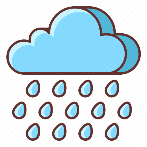 Clouds, rain, shower, weather icon - Download on Iconfinder