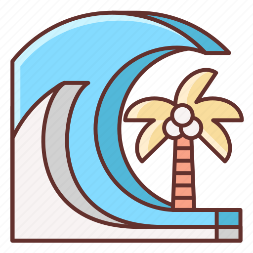 Ocean, sea, tsunami, wave icon - Download on Iconfinder