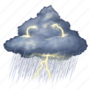 thunderstorm, weather, forecast, clouds, cloud, cloudy