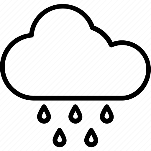 Cloud raining, forecast, raining, rainy weather, weather icon - Download on Iconfinder