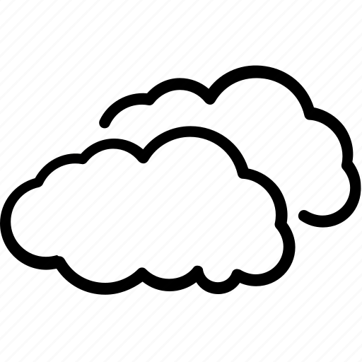 Clouds, cloudy weather, puffy clouds, sky clouds, weather icon - Download on Iconfinder