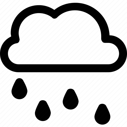 Cloud raining, forecast, heavy raining, rainy weather, weather icon - Download on Iconfinder