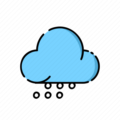 Cloud, moon, night, rain, snow, weather, winter icon - Download on Iconfinder