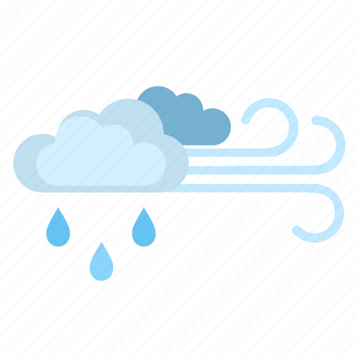 Clouds, condition, rain, weather, wind icon - Download on Iconfinder