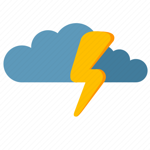 Clouds, shock, storm, weather icon - Download on Iconfinder