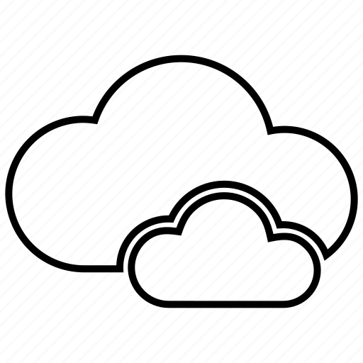 Cloudy, line, cloud, weather icon - Download on Iconfinder