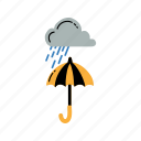 climate, forecast, meteorology, weather, rain, cloud, umbrella