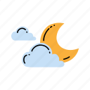 climate, forecast, meteorology, weather, moon