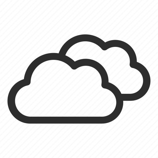 Clouds, cloudy, weather, forecast, cloud, overcast icon - Download on Iconfinder