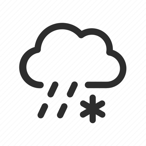 Rain, snow, weather, forecast, precipitation, cloud icon - Download on Iconfinder
