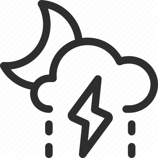 25px, drizzle, iconspace, night, storm icon - Download on Iconfinder