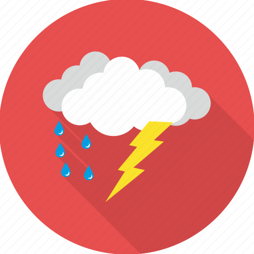Cloud, rain, rainy, clouds, raining, thunder, weather icon - Download on Iconfinder