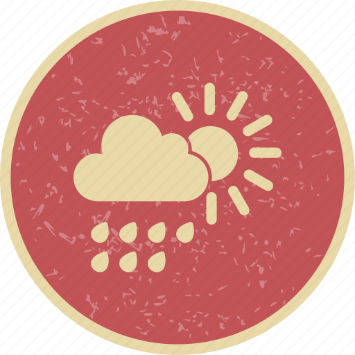 Rain, cloud with sun, summer icon - Download on Iconfinder