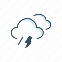 cloud, ui, weather, forecast, interface, moon 