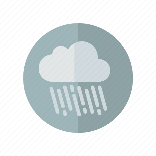 Grey, hard, rain, weather icon - Download on Iconfinder