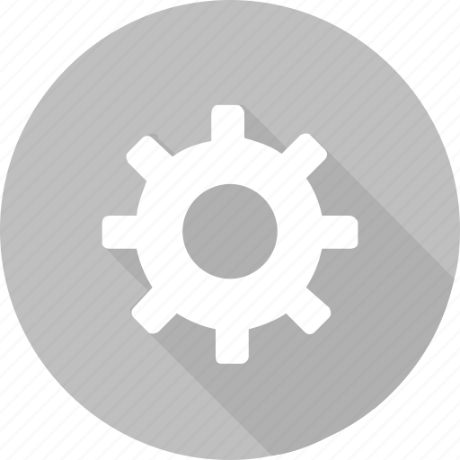 Gear, gray, industrial, part, round, settings, wheel icon - Download on Iconfinder