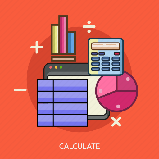 Calculate, calculator, chart, computer, minus, plus, technology icon - Download on Iconfinder