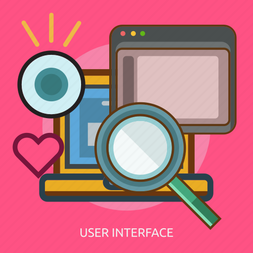 Computer, magnifier, technology, user interface icon - Download on Iconfinder