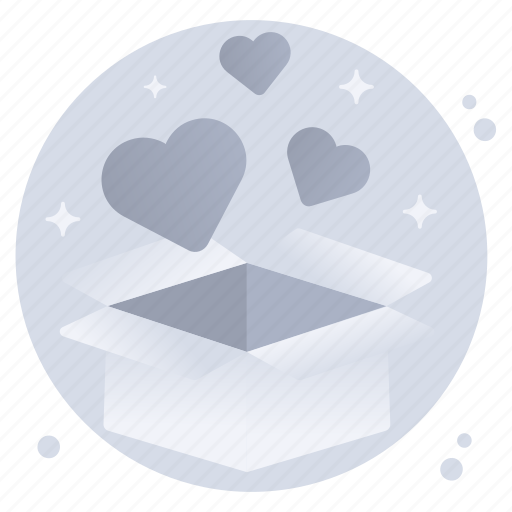 Love parcel, love package, lovely surprise, lovely gift, romantic present icon - Download on Iconfinder