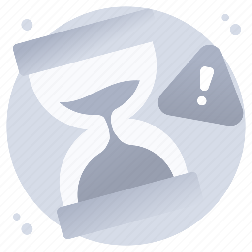 Time error, time alert, sandglass, time warning, deadline icon - Download on Iconfinder