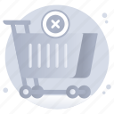 cancel shopping, empty cart, empty trolley, ecommerce, delete from cart
