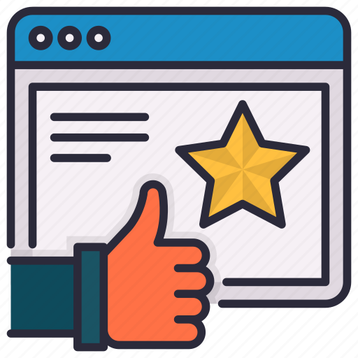 Feedback, share, star, thumbs up icon - Download on Iconfinder