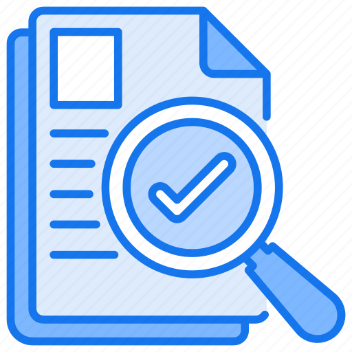 Document, explore, file, find, magnifier, search, text icon - Download on Iconfinder