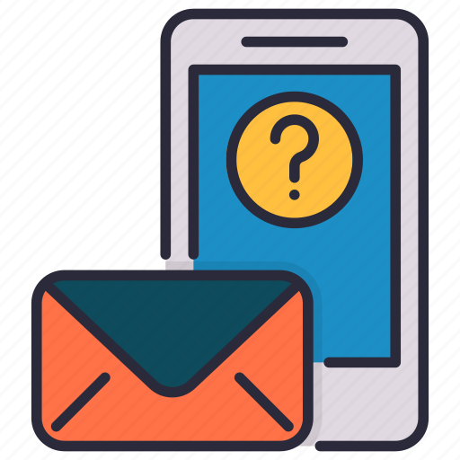 Email, mail, question, unknown icon - Download on Iconfinder