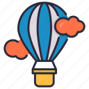 air, balloon, airplane, balloons, delivery