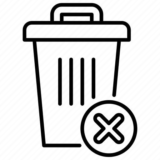 Delete, remove, trashcan, bin icon - Download on Iconfinder