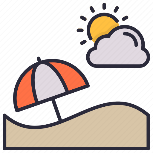 Beach, holiday, sea, summer, sun icon - Download on Iconfinder