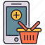 shopping, quantity, online, mobile 