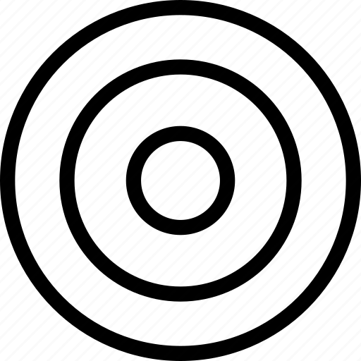 Bullseye, aim, goal, target icon - Download on Iconfinder