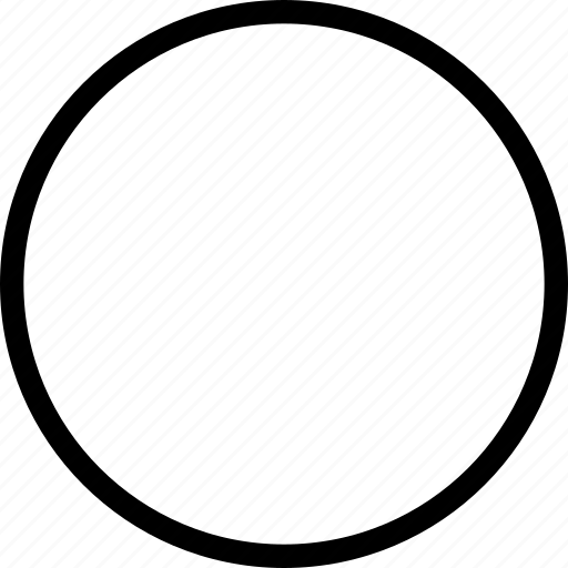 Circle, circle thin, round, circular icon - Download on Iconfinder