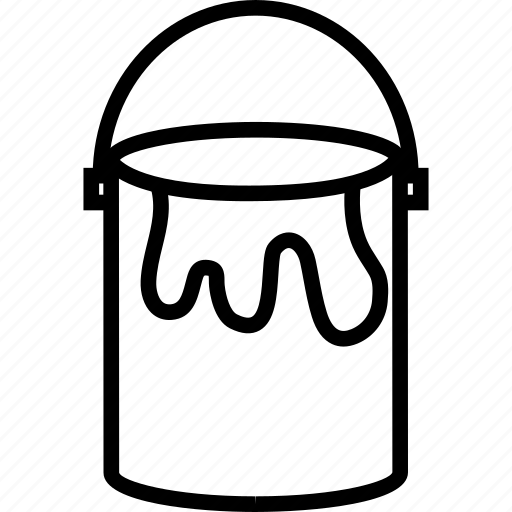 Bucket, can, paint, stain icon - Download on Iconfinder