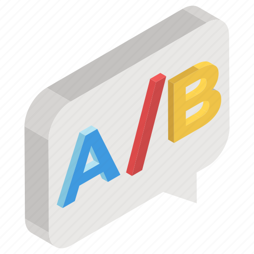 A/b testing, accessibility testing, comparing method, comparison test, split testing, usability testing icon - Download on Iconfinder