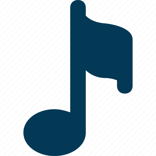 Eighth note, music, music node, music note, quaver icon - Download on Iconfinder