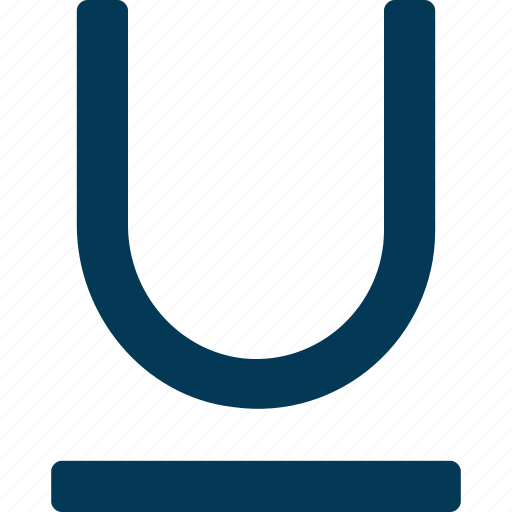 Alphabet, edit, letter u, text, underline icon - Download on Iconfinder