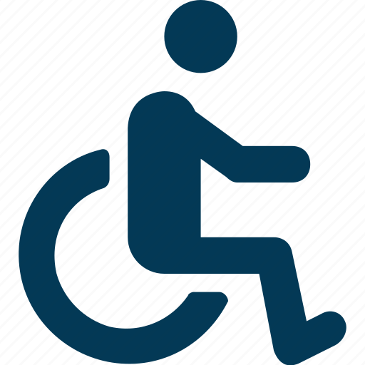 Disability, disabled, disabled parking, handicap, paraplegic icon - Download on Iconfinder