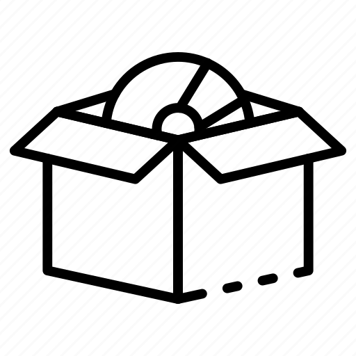 Cardboard, cargo, delivery, cd icon - Download on Iconfinder