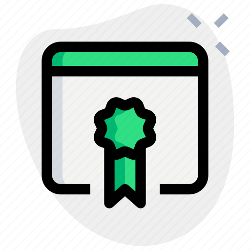 Web, certificate, page, badge icon - Download on Iconfinder