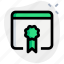 web, certificate, page, badge 