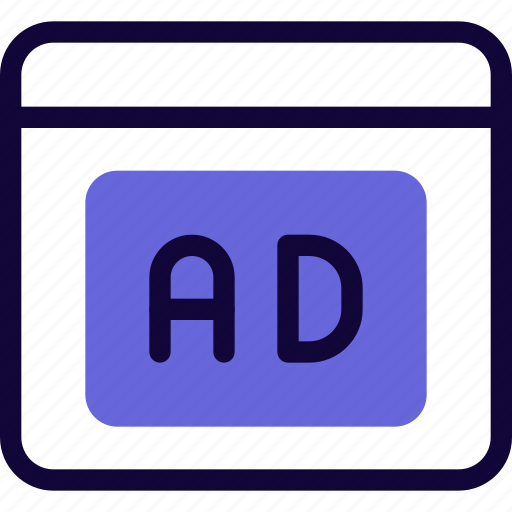 Web, ads, page, advertisement icon - Download on Iconfinder