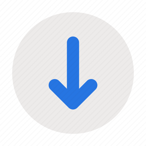 Download, down, arrow, circle, file, document icon - Download on Iconfinder