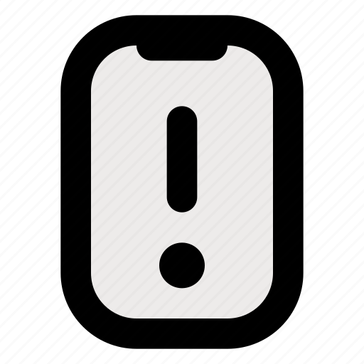 Alert, handphone, isolated, telephone, forbidden, hp, caution icon - Download on Iconfinder