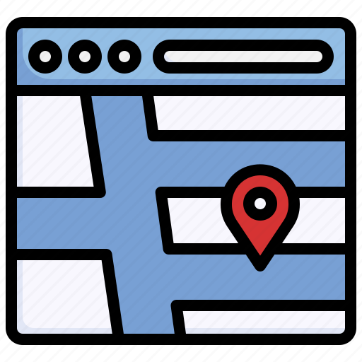 Map, location, pointer, maps, and icon - Download on Iconfinder