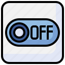 off, toggle, switch, button