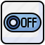 off, toggle, switch, button 
