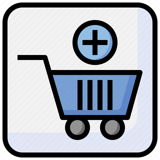 Shopping, cart, add, commerce, web, button icon - Download on Iconfinder