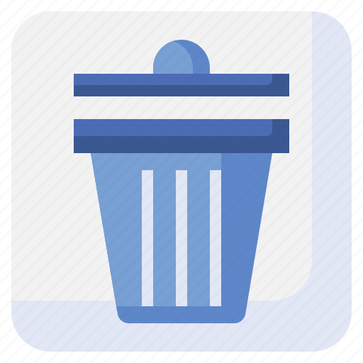 Delete, trash, garbage, can, web, button icon - Download on Iconfinder